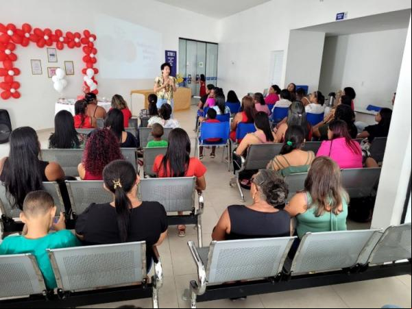 Núcleo de Estimulação Infantil do municipio homenageia mães com evento de acolhimento e autocuidado.(Imagem:Secom)