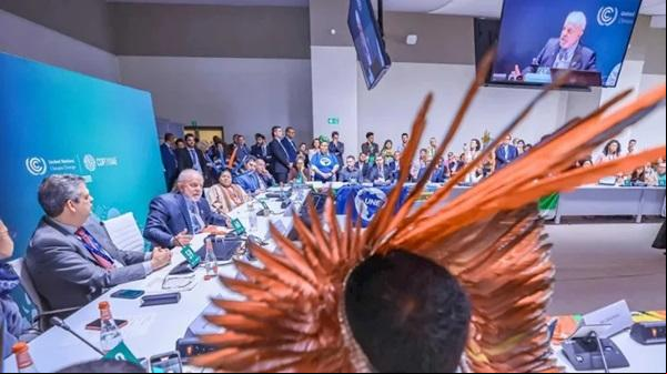 Lula participa de reunião da Opep +, em Dubai(Imagem:Presidência da República)