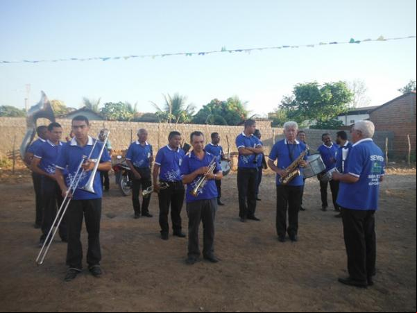 Alvorada festiva marca abertura dos festejos de Nossa Senhora Aparecida.(Imagem:FlorianoNews)