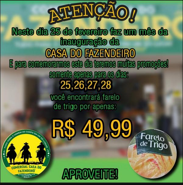 Casa do Fazendeiro(Imagem:Divulgação)