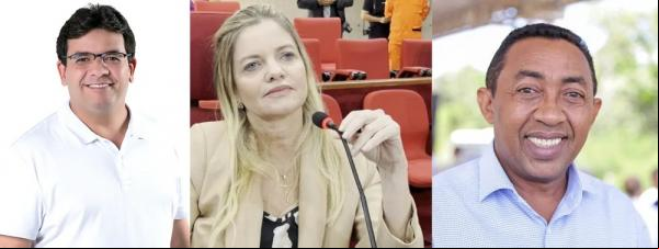 Rafael Fonteles, Gracinha Mão Santa e Joel Rodrigues(Imagem:Divulgação)