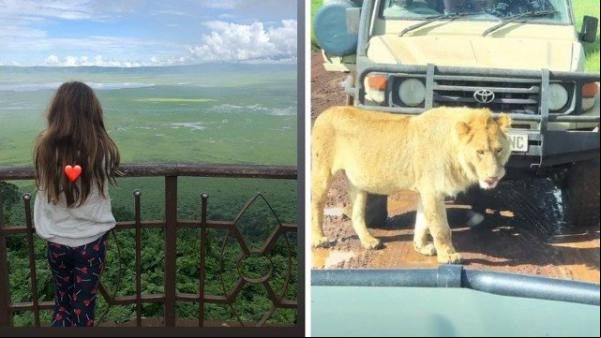 Grazi Massafera mostra filha em safári na Afríca do Sul durante viagem com Caio Castro(Imagem:Reprodução/Instagram)