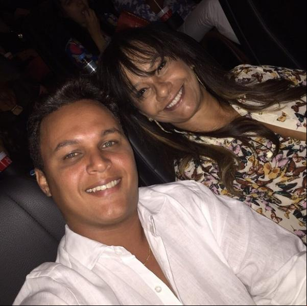 Solange Couto com Jamerson Andrade(Imagem:Reprodução/Instagram)