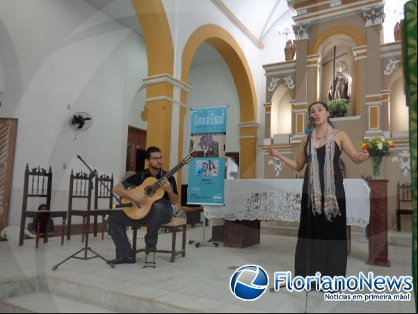 Projeto Sonora Brasil apresentou em Floriano o concerto Duo Cancionâncias.(Imagem:FlorianoNews)
