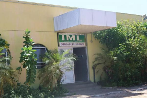 Sede do Instituto de Medicina Legal (IML) de Teresina, no Piauí.(Imagem:Bárbara Rodrigues/G1)