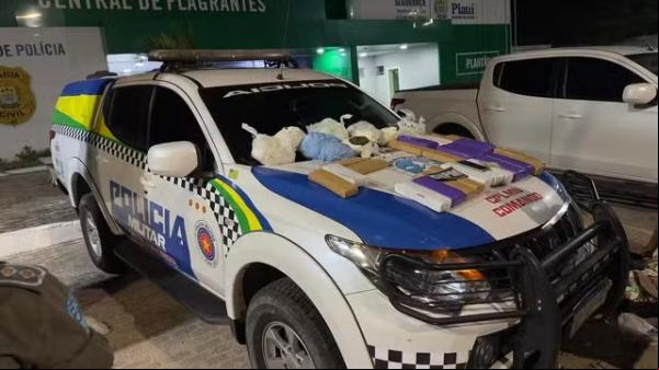 Preso suspeito de transportar 25 kg de maconha e