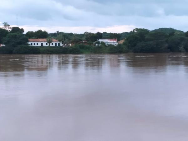 Rio Parnaíba em Floriano(Imagem:FlorianoNews)