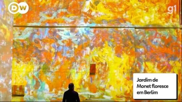 Jardim de Monet: Exposição na Alemanha faz mergulho em projeções em 3D de obras de pintor(Imagem:Reprodução)