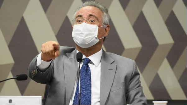 Relator da I da Covid, senador Renan Calheiros (MDB-AL)(Imagem:Reprodução)
