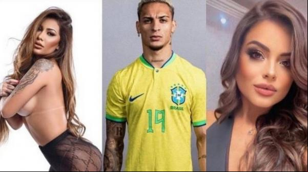 Antony entre dois affairs: Gabi Cavallin e Ingrid Lana(Imagem:Reprodução/Instagram)