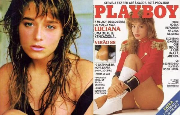 Luciana Vendramini no polêmico ensaio da 
