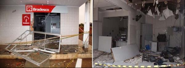 A explosão ocorreu por volta das 3h da madrugada desta segunda-feira (26), no município de Caridade do PI.(Imagem:Divulgação)