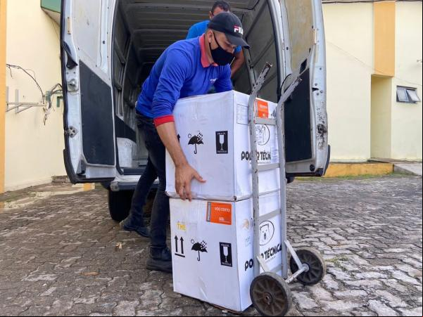 Vacina chega à rede de frios da Sesapi, em Teresina(Imagem:Divulgação)