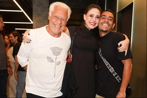 Antonio Fagundes, Alexandra Martins e Igor Fernandes.(Imagem:Brazil News)