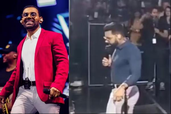 Pablo dá sermão em fãs que pedem selfie durante show.(Imagem:Reprodução/Instagram)