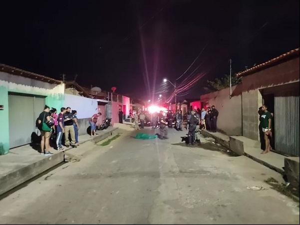 PM é morto a tiros durante assalto em Teresina.(Imagem:Francisco Lima /TV Clube)