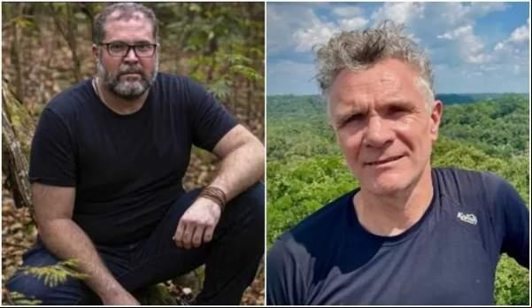 Dom e Bruno desapareceram em 5 de junho, após terem sido vistos pela última vez na comunidade São Rafael, nas proximidades da entrada da Terra Indígena Vale do Javari. Eles viajava(Imagem:Reprodução)