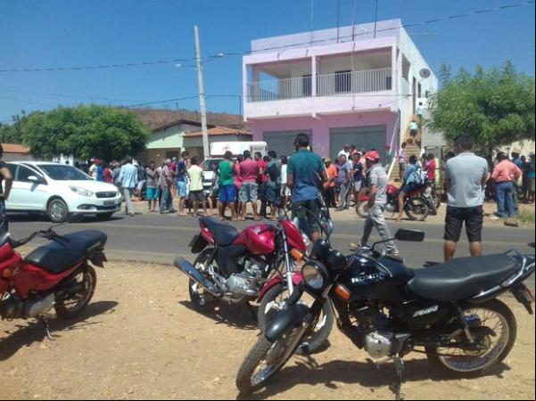 Comerciante foi morto a tiros, caso no Sul do Piauí.(Imagem:Divulgação/PM)