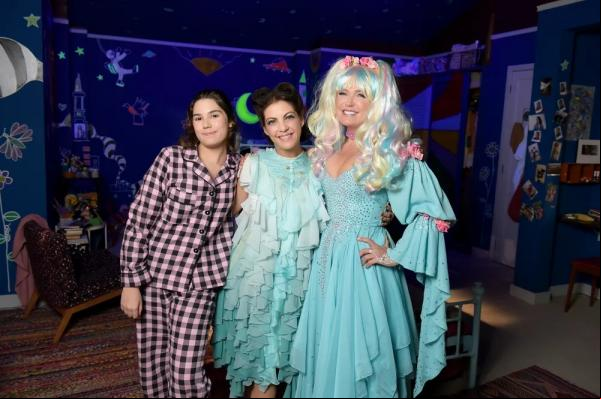 Tontom Périssé, Thalita Rebouças e Xuxa no set de