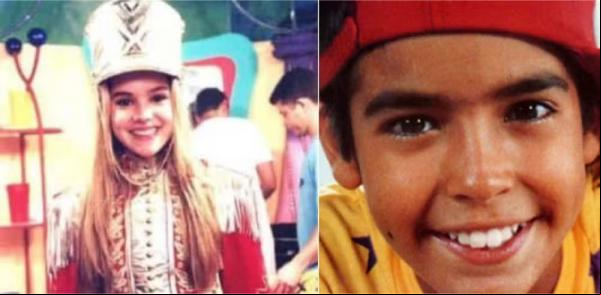 Thalita Ribeiro e Patrick de Oliveira começaram cedo na TV.(Imagem:Reprodução/Redes sociais)