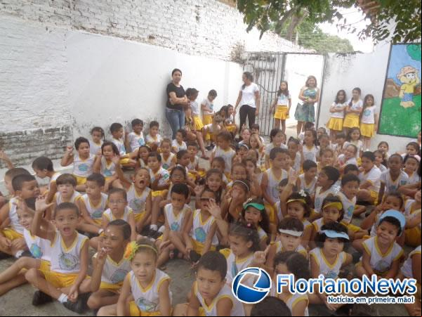 Escola Mega de Floriano realiza culminância de projeto ambiental.(Imagem:FlorianoNews)