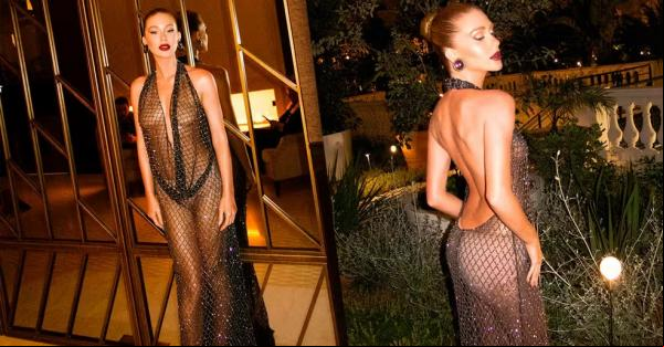 Marina Ruy Barbosa apostou em vestido transparente em Cannes 2023,(Imagem:Instagram)