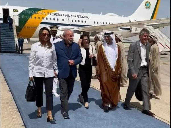 Lula visita os Emirados Árabes após viagem à China(Imagem:Divulgação)