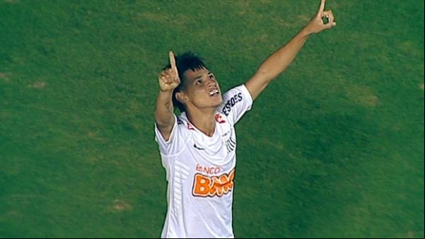 Neilton dá show, 'imita' Neymar, e Santos acaba com o sonho do Palmeiras na Copa São Paulo.(Imagem:Reprodução/ESPN)