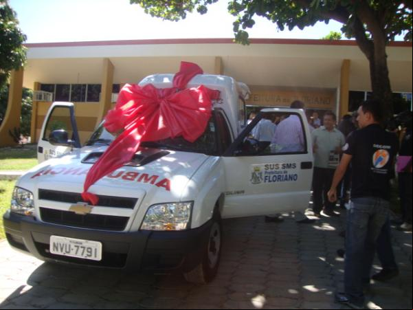 Nova Ambulância da Secretaria de Saúde de Floriano(Imagem:redação)