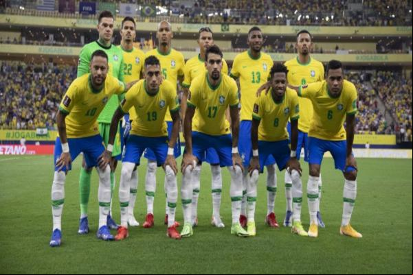 Formação da Seleção que teve grande atuação contra o Uruguai(Imagem:Lucas Figueiredo)