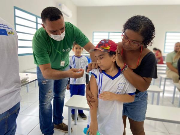 Piauí atinge meta de cobertura vacinal em crianças menores de 4 anos.(Imagem:Divulgação)