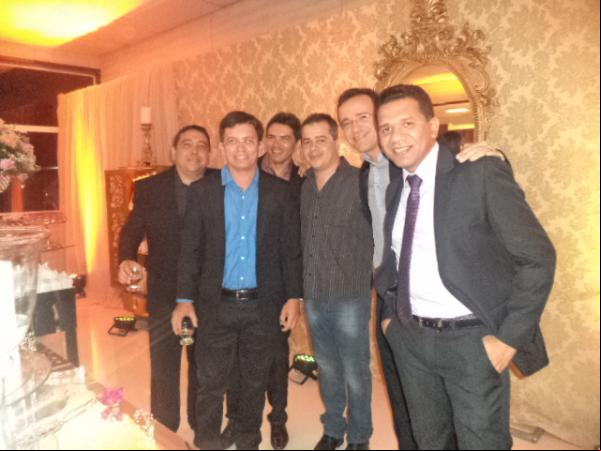 Enlace matrimonial de Marcello Borges e Priscylla Castro.(Imagem:FlorianoNews)