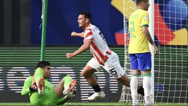 Brasil perde para o Paraguai no quadrangular final do Torneio Pré-Olímpico.(Imagem:AFP)
