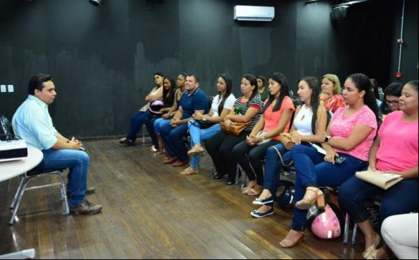 Encontro de marcadores de consultas da Rede Municipal de Saúde define diretrizes.(Imagem:Secom)