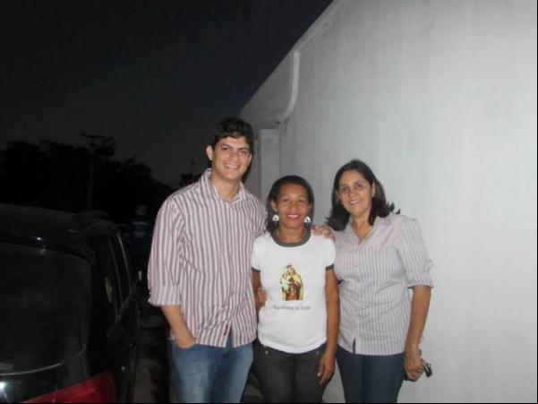 Enéas Maia participa dos festejos de Nossa Senhora do Carmo.(Imagem:Jaquelina Nascimento)