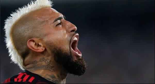 Vidal foi um dos principais reforços do Flamengo na temporada ada.(Imagem:Gilvan de Souza/Flamengo)