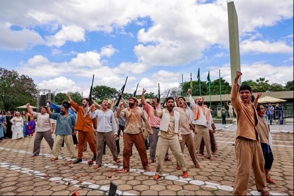 Espetáculo contou com mais de 120 profissionais de vários municípios do Piauí(Imagem:Gabriel Paulino)