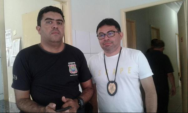 Delfran Rodrigues (substituído) e Edilson Mousinho (substituto).(Imagem:Temístocles Filho/jc24horas)