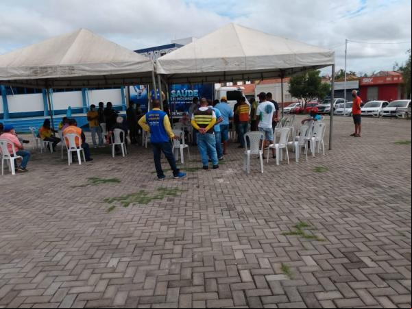 Busca Ativa realiza testagem entre mototaxistas e taxistas de Floriano(Imagem:FlorianoNews)