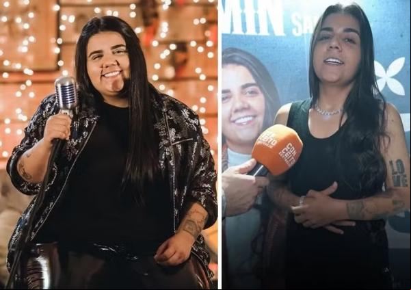Sertaneja Yasmin Santos revela quantos quilos eliminou após bariátrica.(Imagem:Divulgação e Instagram / Conceito Sertanejo)