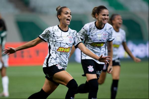 Corinthians vence Palmeiras e abre vantagem na final do Brasileirão Feminino(Imagem:Reprodução)