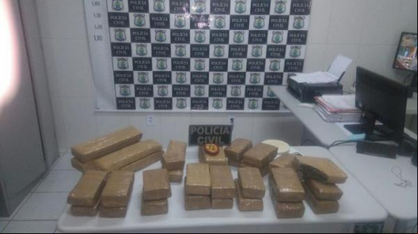 Delegacia de São Raimundo Nonato apreende droga avaliada em quase R$ 40 mil.(Imagem:Polícia Civil)
