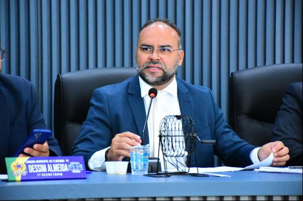 Joab Curvina, presidente da Câmara Municipal de Floriano.(Imagem:CMF)