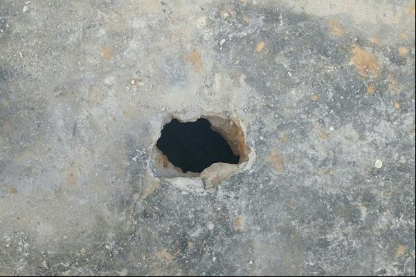 Tunel com aproximadamente 25 metros de comprimento dava o à Casa de Albergado.(Imagem:Divulgação)