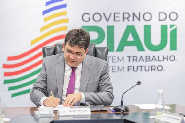 Rafael Fonteles assinou acordo, nesta terça-feira(28), com o FIDA e BID para impulsionar a economia na zona rural do estado.(Imagem:Divulgação)