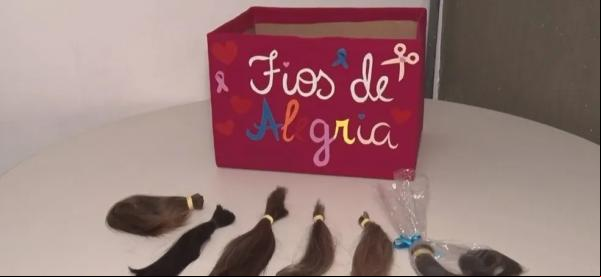Projeto arrecada cabelo para mulheres com câncer no Sul do Piauí; UFPI tem ponto de coleta de mechas.(Imagem:Reprodução /TV Clube)