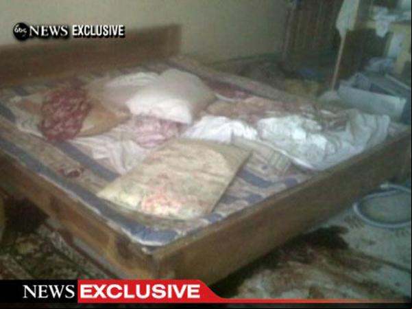 Cama Bin Laden (Imagem:ABC News / Reuters)