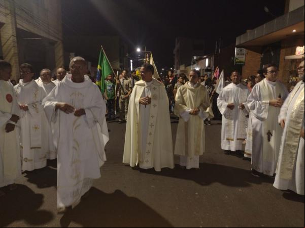 Fiéis participam de procissão e missa campal para celebrar São Pedro de Alcântara(Imagem:FlorianoNews)