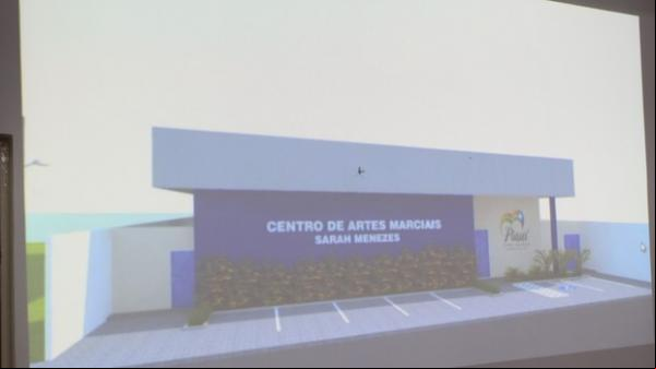 Centro de Lutas Olímpicas Sarah Menezes deve ter essa fachada.(Imagem: Wenner Tito)