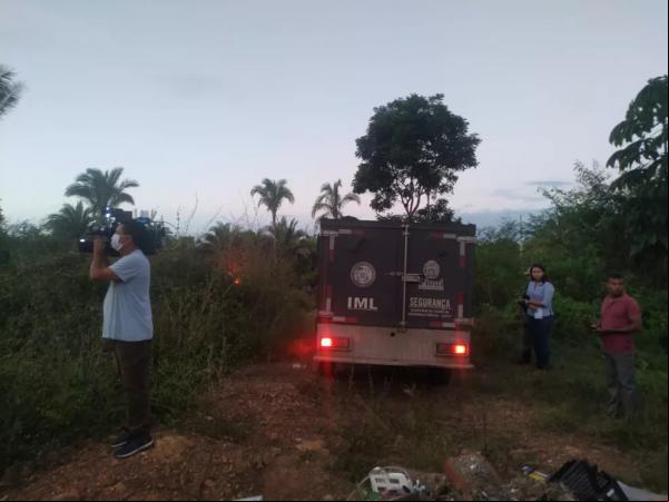Mulher é encontrada morta com corte no pescoço e amordaçada em Teresina.(Imagem:Gil Oliveira/TV Clube)